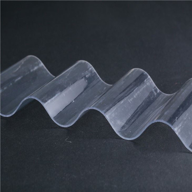 Transparent Polycarbonate Comugated Wave Plastic Rofing Sheet For Workhouse Daylight Roof